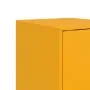Aparador de acero amarillo mostaza 34,5x39x107 cm de vidaXL, Aparadores - Ref: Foro24-841706, Precio: 92,95 €, Descuento: %