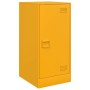 Aparador de acero amarillo mostaza 34,5x39x73 cm de vidaXL, Aparadores - Ref: Foro24-841712, Precio: 62,80 €, Descuento: %