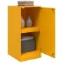 Aparador de acero amarillo mostaza 34,5x39x73 cm de vidaXL, Aparadores - Ref: Foro24-841712, Precio: 62,24 €, Descuento: %