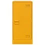 Aparador de acero amarillo mostaza 34,5x39x73 cm de vidaXL, Aparadores - Ref: Foro24-841712, Precio: 62,24 €, Descuento: %