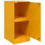 Aparador de acero amarillo mostaza 34,5x39x73 cm de vidaXL, Aparadores - Ref: Foro24-841712, Precio: 62,24 €, Descuento: %