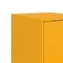 Aparador de acero amarillo mostaza 34,5x39x73 cm de vidaXL, Aparadores - Ref: Foro24-841712, Precio: 62,24 €, Descuento: %