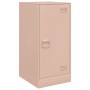 Aparador de acero rosa 34,5x39x73 cm de vidaXL, Aparadores - Ref: Foro24-841710, Precio: 69,90 €