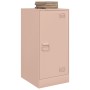 Aparador de acero rosa 34,5x39x73 cm de vidaXL, Aparadores - Ref: Foro24-841710, Precio: 69,90 €