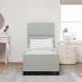 Estructura de cama Gris claro 80 x 200 cm Terciopelo
