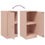 Rosafarbenes Sideboard aus Stahl, 34,5 x 39 x 73 cm von vidaXL, Sideboards - Ref: Foro24-841710, Preis: 69,95 €, Rabatt: %