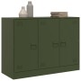 Olivgrünes Sideboard aus Stahl, 99 x 39 x 73 cm von vidaXL, Sideboards - Ref: Foro24-841725, Preis: 171,42 €, Rabatt: %