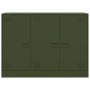 Aparador de acero verde oliva 99x39x73 cm de vidaXL, Aparadores - Ref: Foro24-841725, Precio: 181,95 €, Descuento: %