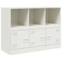 Weißes Sideboard aus Stahl, 99 x 39 x 73 cm von vidaXL, Sideboards - Ref: Foro24-841792, Preis: 142,38 €, Rabatt: %