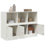 Weißes Sideboard aus Stahl, 99 x 39 x 73 cm von vidaXL, Sideboards - Ref: Foro24-841792, Preis: 142,38 €, Rabatt: %