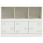 White steel sideboard 99x39x73 cm by vidaXL, Sideboards - Ref: Foro24-841792, Price: 140,65 €, Discount: %