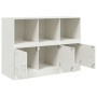 Weißes Sideboard aus Stahl, 99 x 39 x 73 cm von vidaXL, Sideboards - Ref: Foro24-841792, Preis: 142,38 €, Rabatt: %