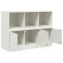 White steel sideboard 99x39x73 cm by vidaXL, Sideboards - Ref: Foro24-841792, Price: 140,65 €, Discount: %