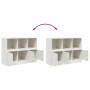 Weißes Sideboard aus Stahl, 99 x 39 x 73 cm von vidaXL, Sideboards - Ref: Foro24-841792, Preis: 142,38 €, Rabatt: %