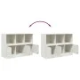 White steel sideboard 99x39x73 cm by vidaXL, Sideboards - Ref: Foro24-841792, Price: 140,65 €, Discount: %