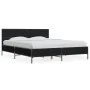 Estructura de cama madera de ingeniería y metal negro 150x200cm de vidaXL, Camas y somieres - Ref: Foro24-3280002, Precio: 15...
