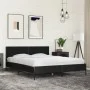 Estructura de cama madera de ingeniería y metal negro 150x200cm de vidaXL, Camas y somieres - Ref: Foro24-3280002, Precio: 15...