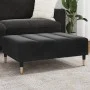 Reposapiés de terciopelo negro 77x55x31 cm de vidaXL, Otomanas - Ref: Foro24-4007396, Precio: 73,89 €, Descuento: %