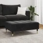 Reposapiés de terciopelo negro 77x55x31 cm de vidaXL, Otomanas - Ref: Foro24-4007396, Precio: 73,89 €, Descuento: %