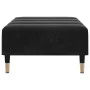 Reposapiés de terciopelo negro 77x55x31 cm de vidaXL, Otomanas - Ref: Foro24-4007396, Precio: 73,89 €, Descuento: %