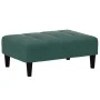 Fußhocker aus dunkelgrünem Samt, 77 x 55 x 31 cm von vidaXL, Osmanen - Ref: Foro24-4007368, Preis: 69,74 €, Rabatt: %