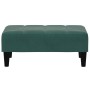Fußhocker aus dunkelgrünem Samt, 77 x 55 x 31 cm von vidaXL, Osmanen - Ref: Foro24-4007368, Preis: 70,75 €, Rabatt: %