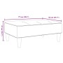 Fußhocker aus dunkelgrünem Samt, 77 x 55 x 31 cm von vidaXL, Osmanen - Ref: Foro24-4007368, Preis: 70,75 €, Rabatt: %