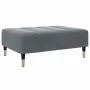 Dunkelgrauer Samt-Fußhocker 77x55x31 cm von vidaXL, Osmanen - Ref: Foro24-4007394, Preis: 78,90 €, Rabatt: %