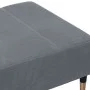 Reposapiés de terciopelo gris oscuro 77x55x31 cm de vidaXL, Otomanas - Ref: Foro24-4007394, Precio: 78,88 €, Descuento: %