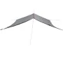 Graue und orangefarbene wasserdichte Campingplane 400 x 294 cm von vidaXL, Zelte - Ref: Foro24-94666, Preis: 45,87 €, Rabatt: %