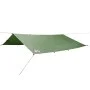 Lona de camping impermeable verde 400x294 cm de vidaXL, Tiendas de campaña - Ref: Foro24-94664, Precio: 44,20 €, Descuento: %
