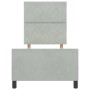 Estructura de cama Gris claro 80 x 200 cm Terciopelo