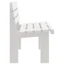 Banco de jardín polipropileno blanco 110x52x71 cm de vidaXL, Bancos de jardín - Ref: Foro24-4009379, Precio: 134,19 €, Descue...