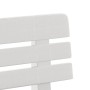 Weiße Gartenbank aus Polypropylen, 110 x 52 x 71 cm von vidaXL, Gartenbänke - Ref: Foro24-4009379, Preis: 138,34 €, Rabatt: %