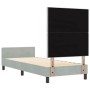 Estructura de cama Gris claro 80 x 200 cm Terciopelo