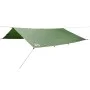 Lona de camping impermeable verde 500x294 cm de vidaXL, Tiendas de campaña - Ref: Foro24-94670, Precio: 51,12 €, Descuento: %