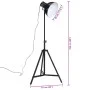 Black floor lamp 25 W E27 61x61x90/150 cm by vidaXL, Lamps - Ref: Foro24-371864, Price: 81,59 €, Discount: %
