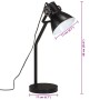 Black desk lamp 25 W E27 17x17x60 cm by vidaXL, Lamps - Ref: Foro24-371885, Price: 63,17 €, Discount: %