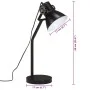Schwarze Schreibtischlampe 25 W E27 17x17x60 cm von vidaXL, Lampen - Ref: Foro24-371885, Preis: 65,40 €, Rabatt: %