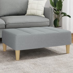Light gray fabric footstool 77x55x31 cm by vidaXL, Ottomans - Ref: Foro24-4007389, Price: 72,37 €, Discount: %