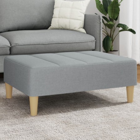 Light gray fabric footstool 77x55x31 cm by vidaXL, Ottomans - Ref: Foro24-4007389, Price: 72,75 €, Discount: %