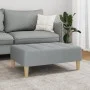 Light gray fabric footstool 77x55x31 cm by vidaXL, Ottomans - Ref: Foro24-4007389, Price: 71,33 €, Discount: %