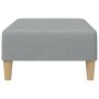 Hellgrauer Fußhocker aus Stoff, 77 x 55 x 31 cm von vidaXL, Osmanen - Ref: Foro24-4007389, Preis: 72,37 €, Rabatt: %