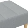 Light gray fabric footstool 77x55x31 cm by vidaXL, Ottomans - Ref: Foro24-4007389, Price: 71,33 €, Discount: %