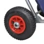 Portable and foldable blue beach cart with wheels by vidaXL, Cars and islands - Ref: Foro24-90446, Price: 79,18 €, Discount: %