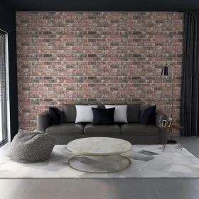 3D wall panel brick design 11 pcs EPS dark brown gray by vidaXL, Wall covering - Ref: Foro24-147196, Price: 167,02 €, Discoun...