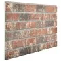 3D wall panel brick design 11 pcs EPS dark brown gray by vidaXL, Wall covering - Ref: Foro24-147196, Price: 166,69 €, Discoun...