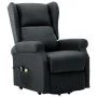 Massagesessel mit Hebesystem aus dunkelgrauem Stoff von vidaXL, Elektrische Massagesessel - Ref: Foro24-289741, Preis: 348,60...
