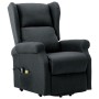 Sillón de masaje con sistema de elevación tela gris oscuro de vidaXL, Sillones de masaje eléctricos - Ref: Foro24-289741, Pre...