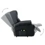 Massagesessel mit Hebesystem aus dunkelgrauem Stoff von vidaXL, Elektrische Massagesessel - Ref: Foro24-289741, Preis: 348,60...